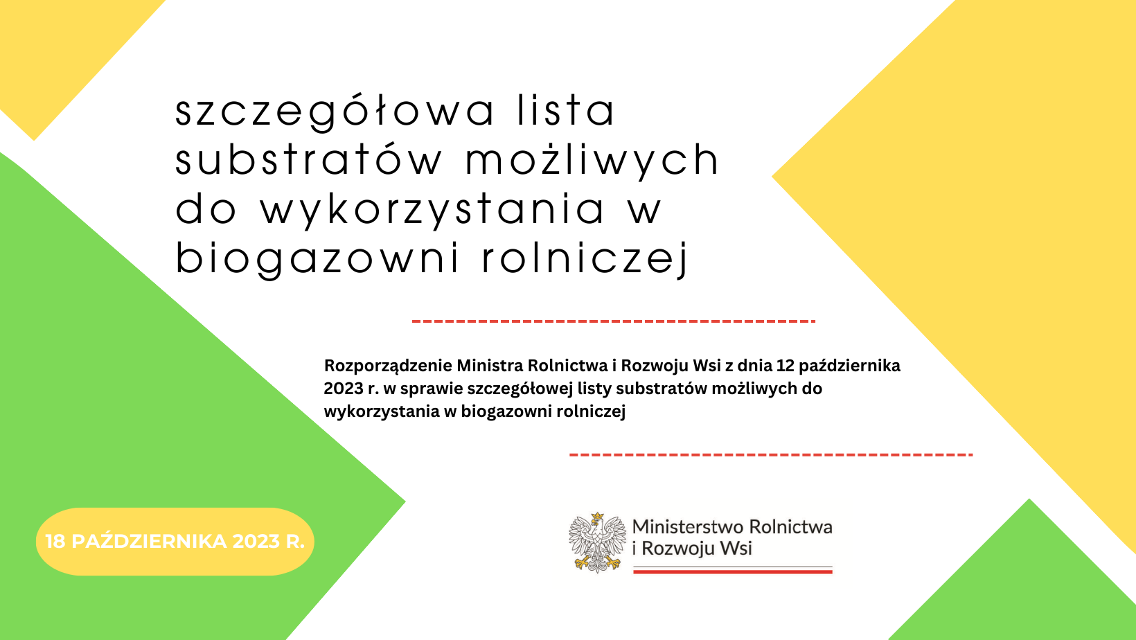 Biogazownie rolnicze: wejście w życie rozporządzenia w sprawie listy substratów