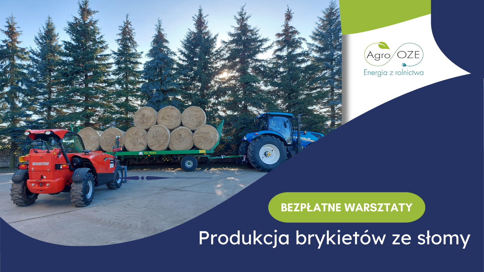 Bezpłatne warsztaty z produkcji brykietów ze słomy