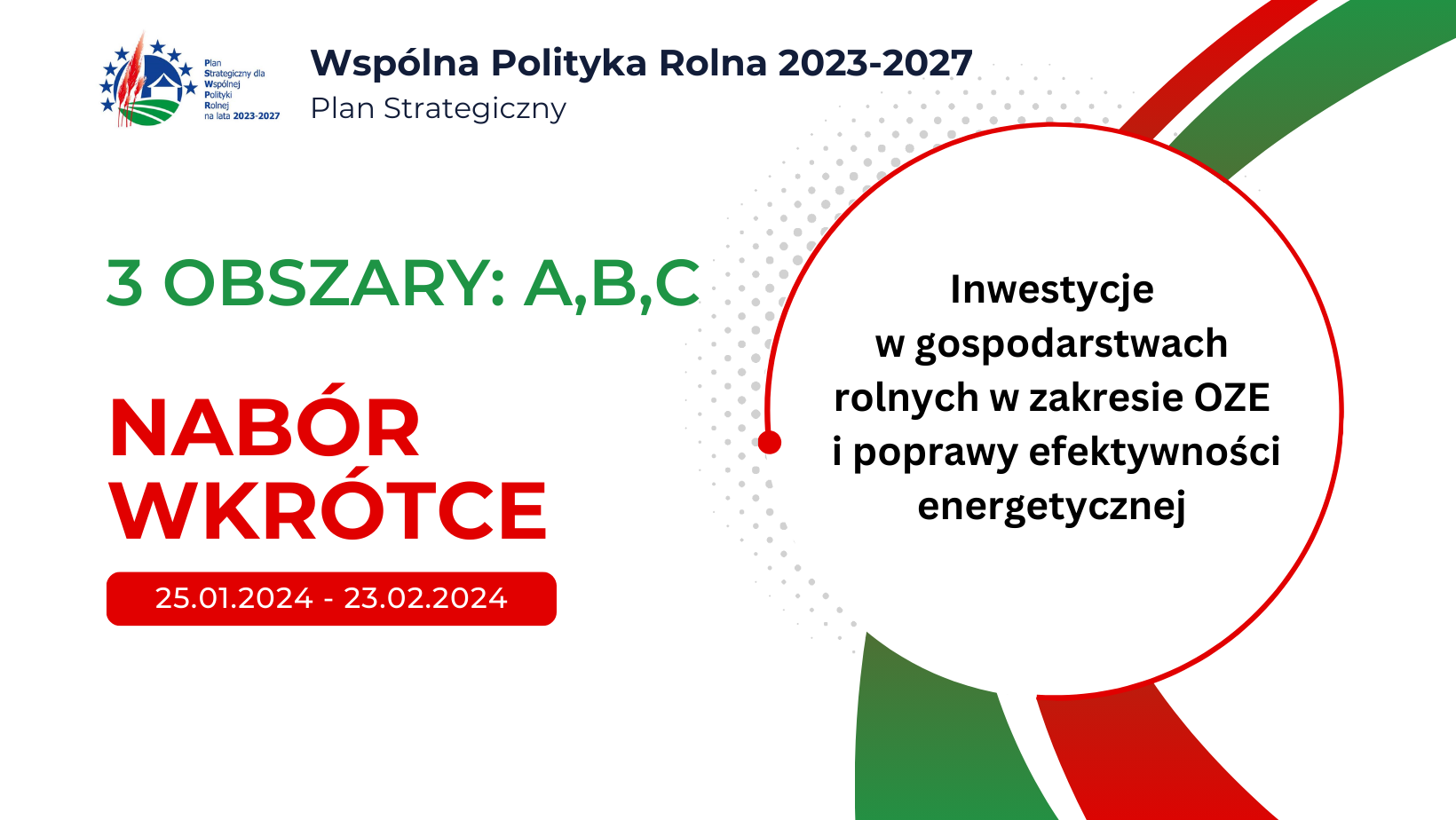 Inwestycje w gospodarstwach rolnych w zakresie OZE i poprawy efektywności energetycznej – nabór wkrótce