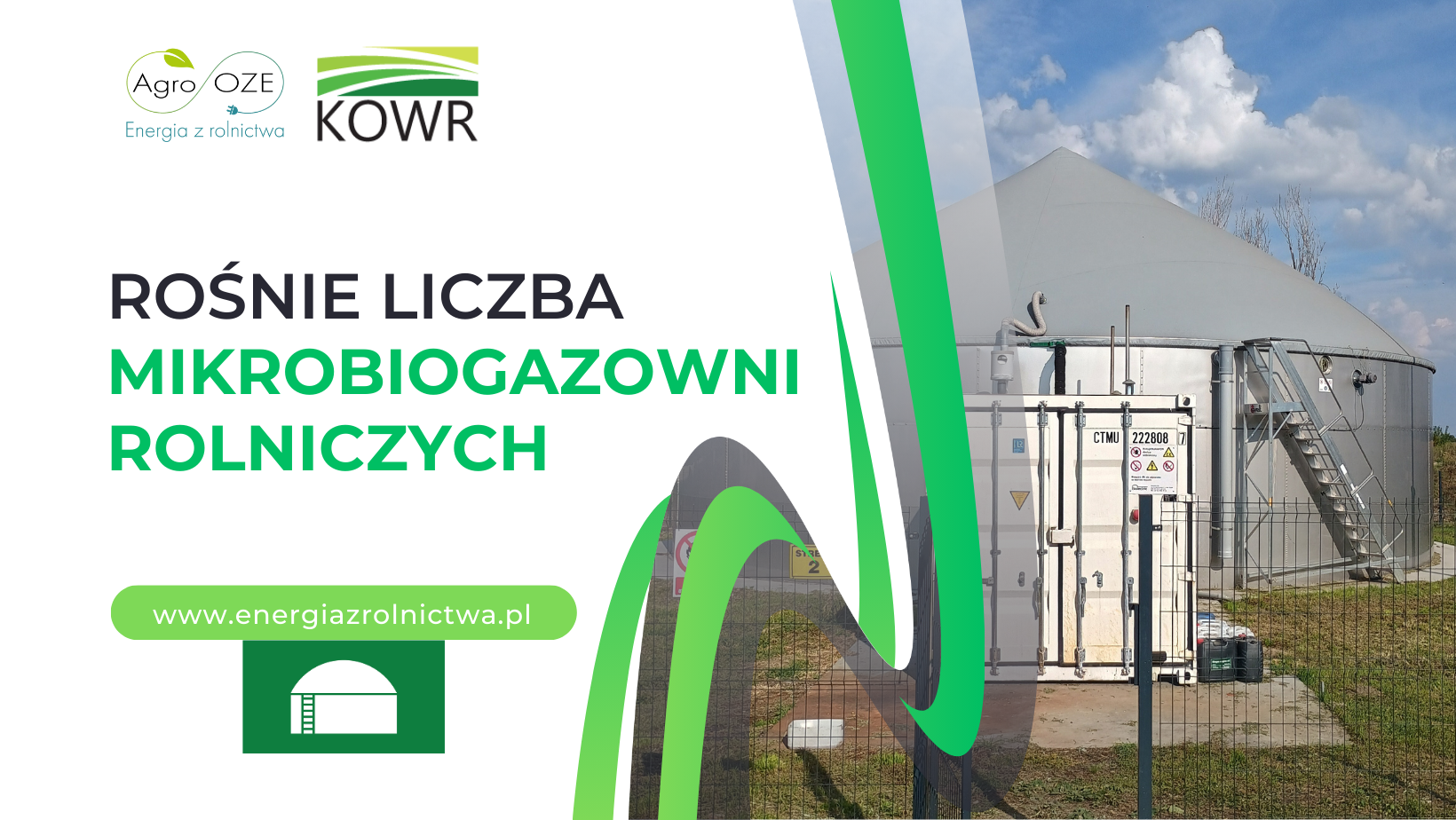 Rośnie liczba mikrobiogazowni rolniczych